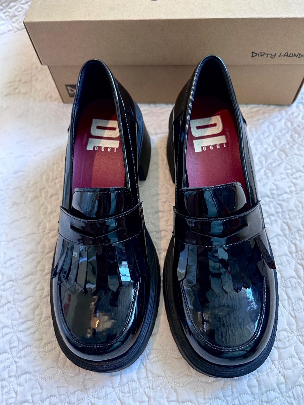 Dirty Laundry Black Patent PU Shoes – Like New Size 9